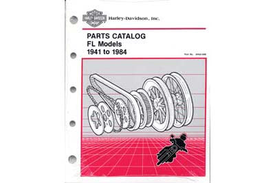 48-0330 - Harley Davidson Factory Parts Manual for 1941-1984 FL by OE