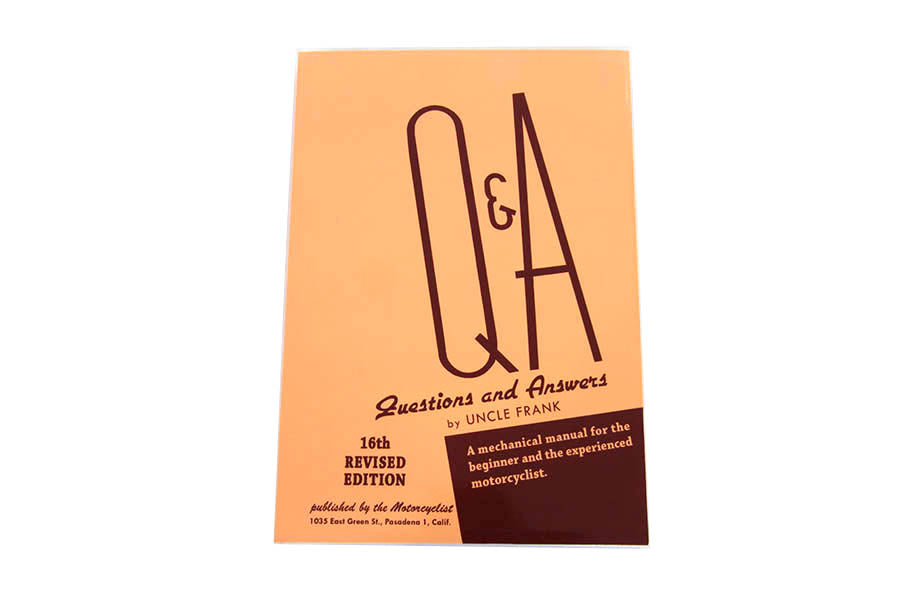 48-0407 - Q & A Service Manual by V-Twin
