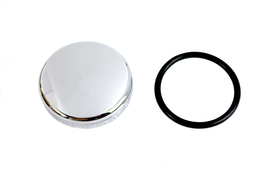 48-0424 - Chrome Fork Lock Cover by V-Twin