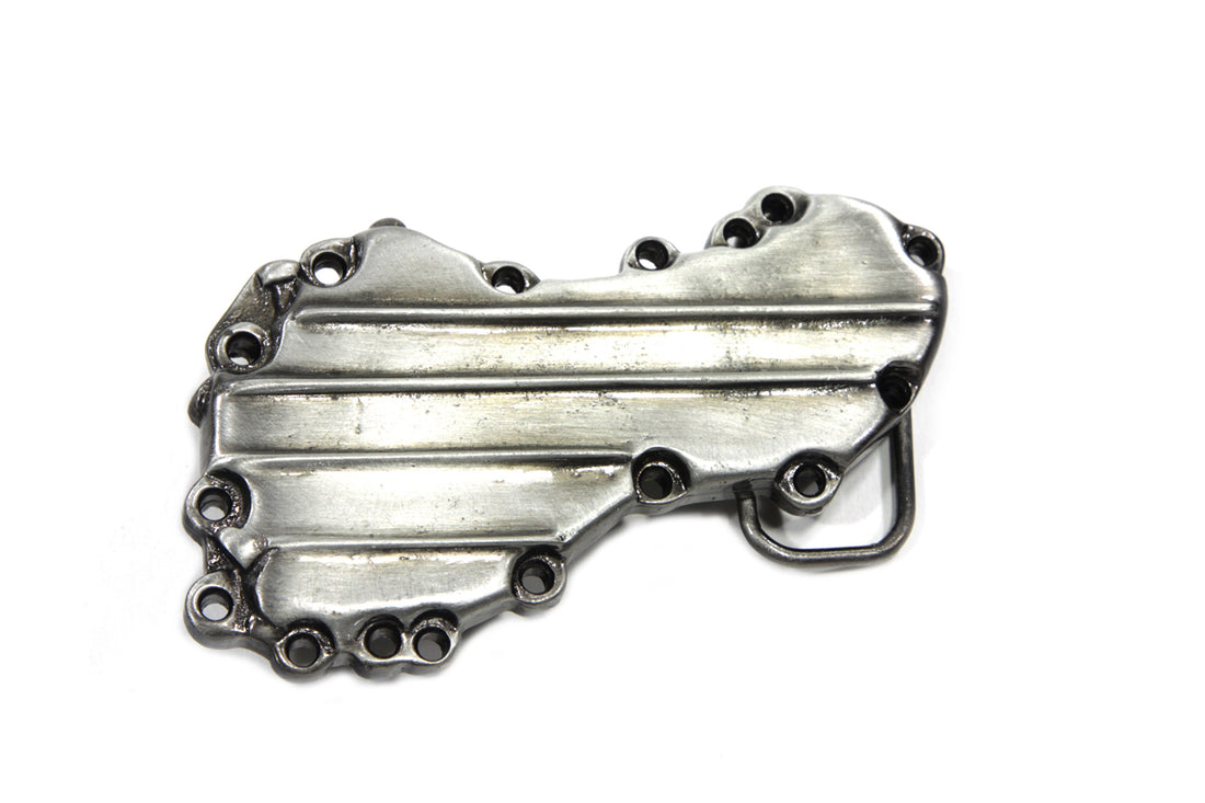 48-0471 - Panhead Cam Cover Belt Buckle by V-Twin