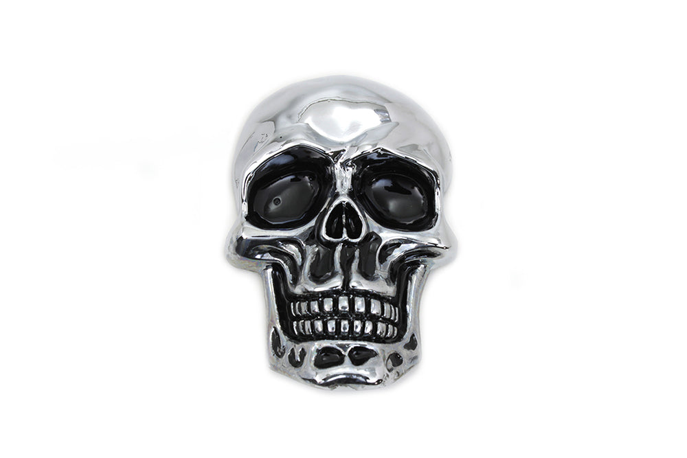 48-0493 - Pewter Skull Emblem Set by V-Twin