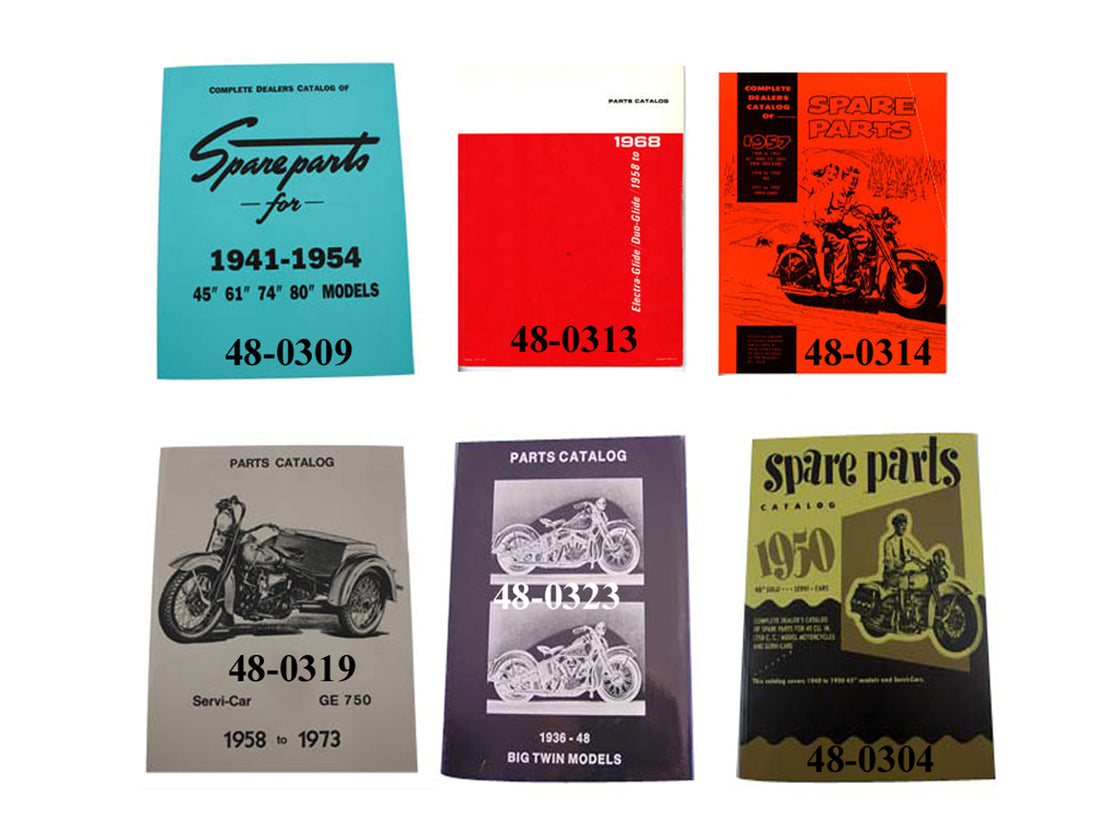 48-0763 - Factory Parts Book Set by V-Twin
