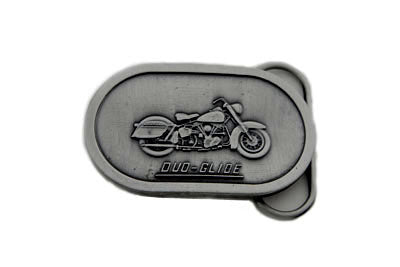 48-0825 - Duo Glide Belt Buckle by V-Twin