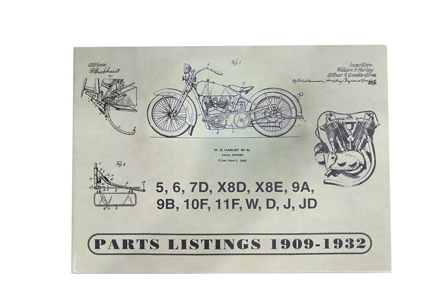 48-0832 - Parts Book for 1909-1932 V-Twins by V-Twin