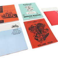 48-0835 - Panhead and Shovelhead Parts and Service 5 Piece Manual Set by V-Twin