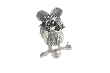 Pewter Rat Fink Ornament