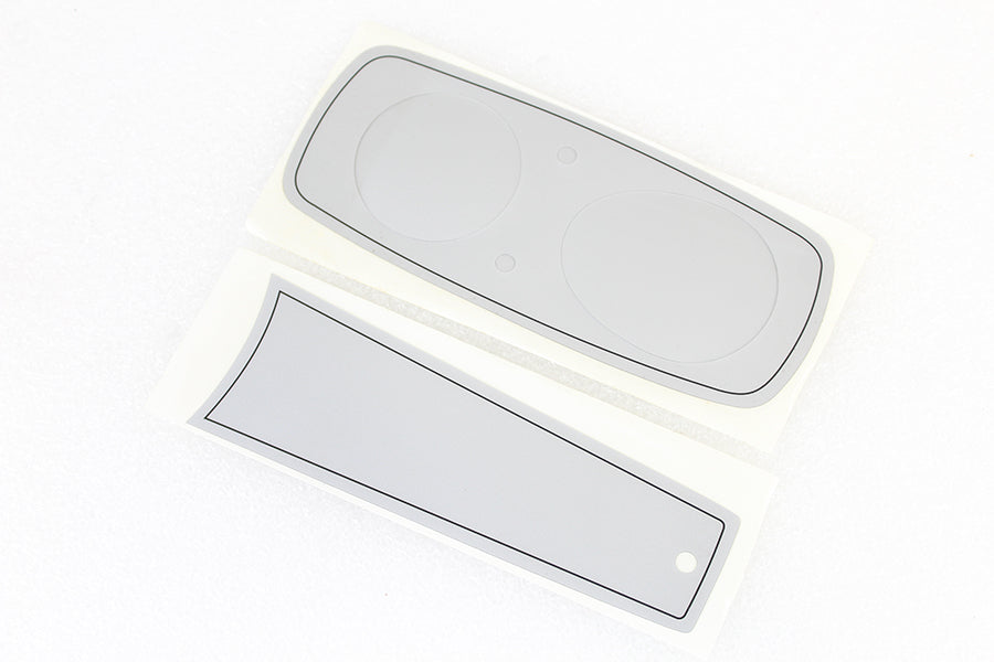 48-0889 - FXR Dash Decal Set Silver by V-Twin