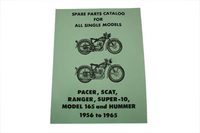 48-0982 - Hummer Spare Parts Catalog for 1956-1965 by V-Twin