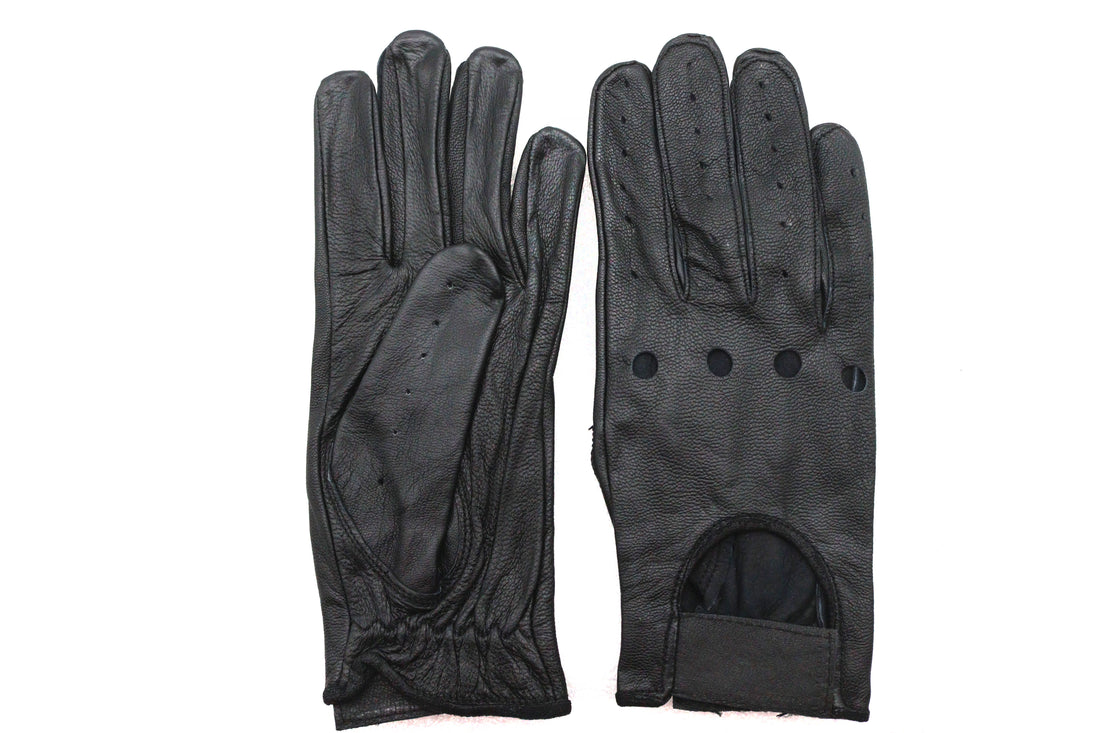 48-1004 - Black Summer Riding Gloves Medium by  