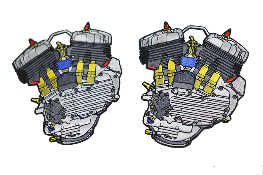 48-1102 - 45 Engine Patch Set by V-Twin