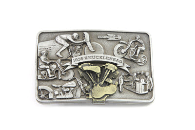 48-1113 - Knucklehead Engine Belt Buckle by V-Twin