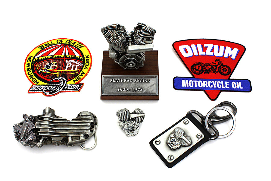 48-1376 - Flathead Motorcycle Gift Set by V-Twin