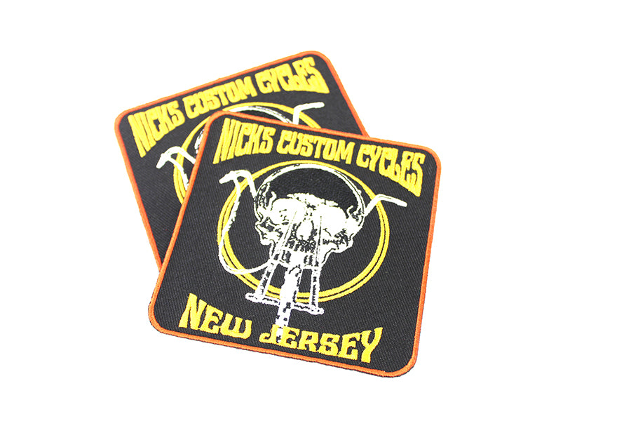 48-1396 - Nick's Custom Cycle NJ Patch Set by V-Twin