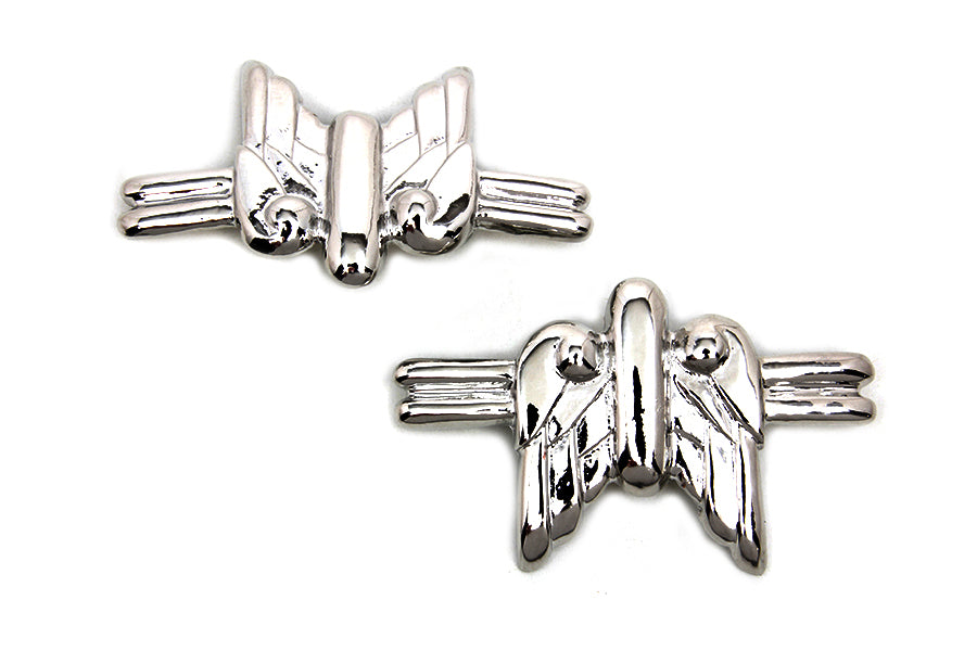 48-1434 - Flying Fender Medallion Set by V-Twin