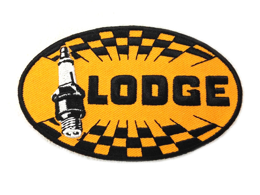 48-1482 - Lodge Spark Plug Patches by V-Twin