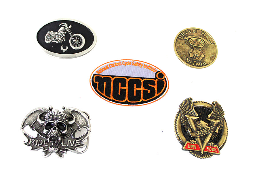 48-1527 - V-Twin Chopper Series Belt Buckle Set by V-Twin