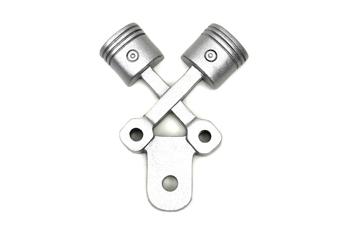 48-1609 - Piston License Plate Topper by V-Twin