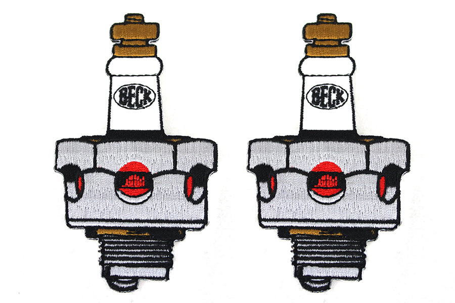 48-1642 - Beck 18mm Spark Plug Patches by V-Twin