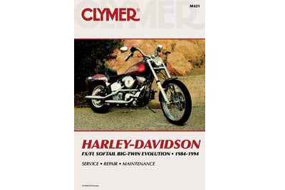 48-1740 - Clymer Repair Manual for 1984-1999 FXST-FLST by Clymer Manuals