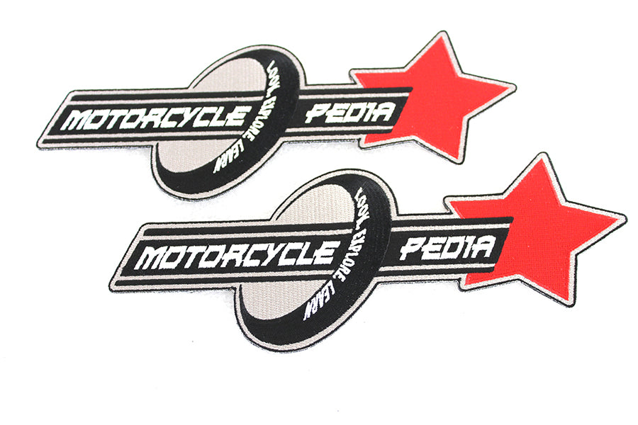 48-1819 - Motorcyclepedia Back Patch Set by V-Twin