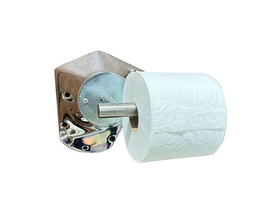 Chrome Toilet Paper Holder Kit