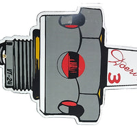 Doering Spark Plug Porcelain Sign