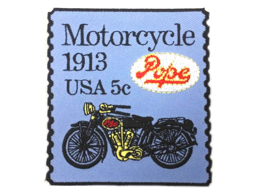 48-2311 - 1913 Motorcycle Stamp Patches by V-Twin