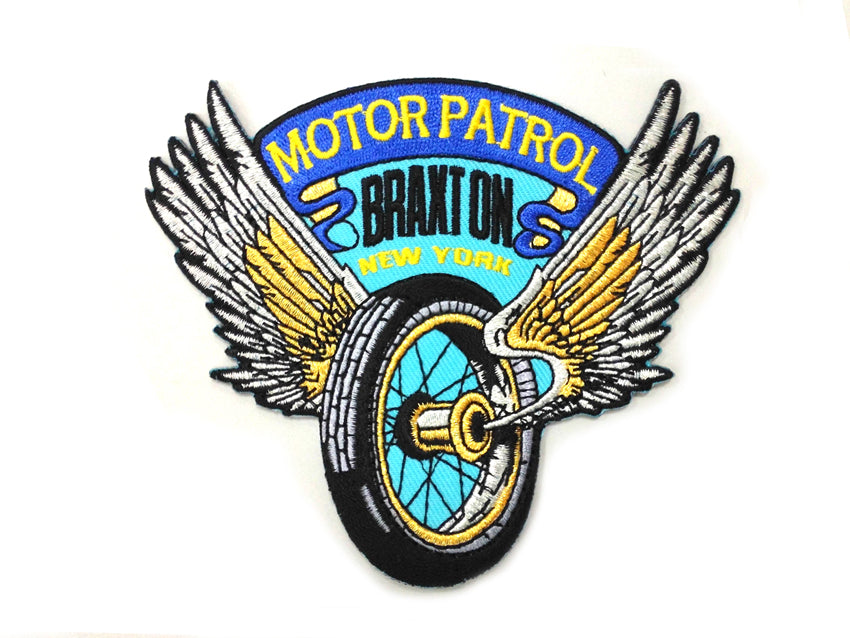 48-2313 - Wing Wheel Motor Patrol Patches by V-Twin