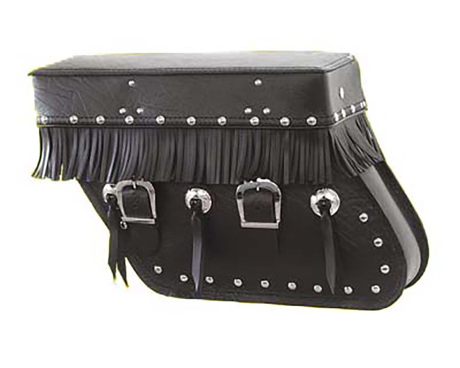 48-3132 - Glide Leather Saddlebags by Pac-Kit