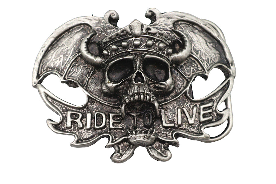 48-7784 - Ride To Live Belt Buckle by V-Twin