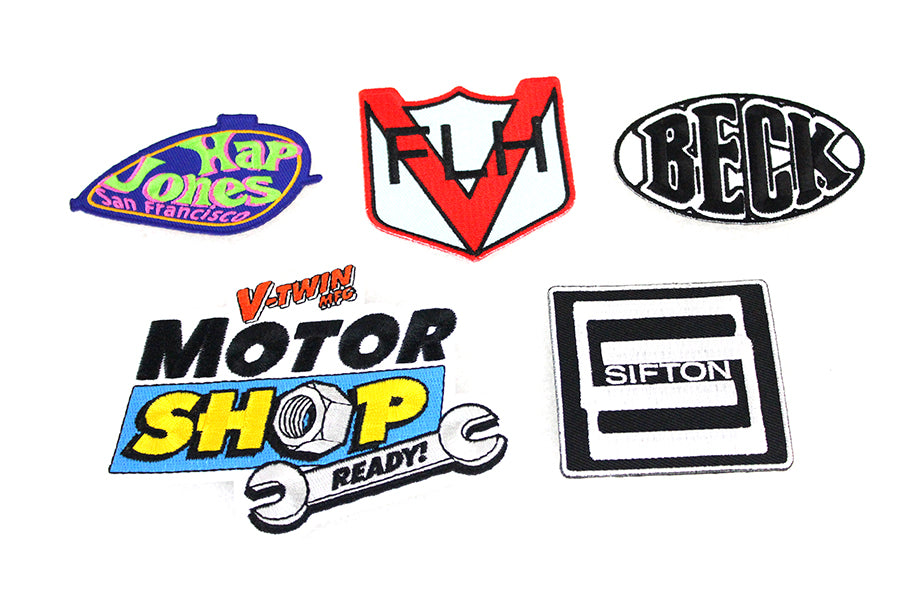 48-8002 - Cloth Patch Set Series 2 by V-Twin