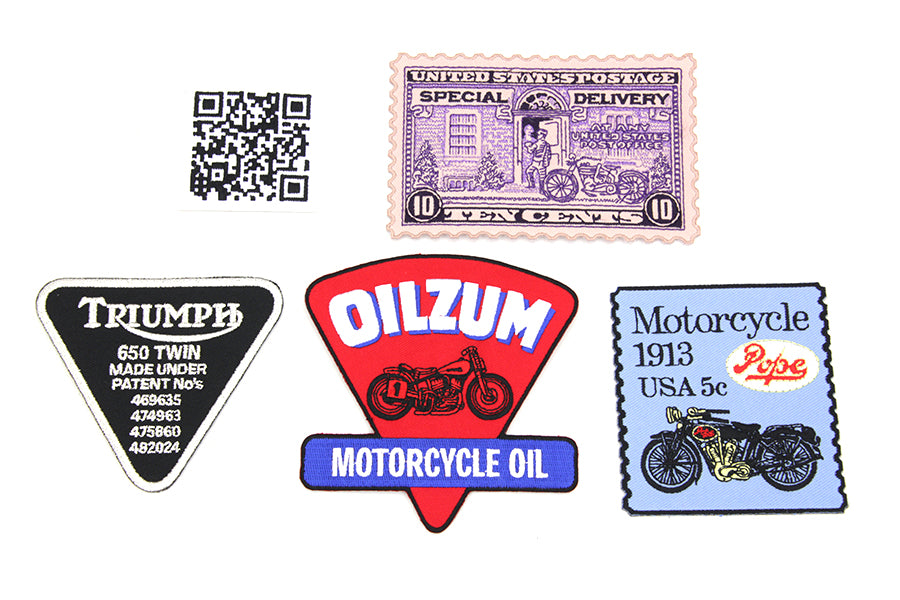 48-8014 - Cloth Patch Set Series 14 by V-Twin