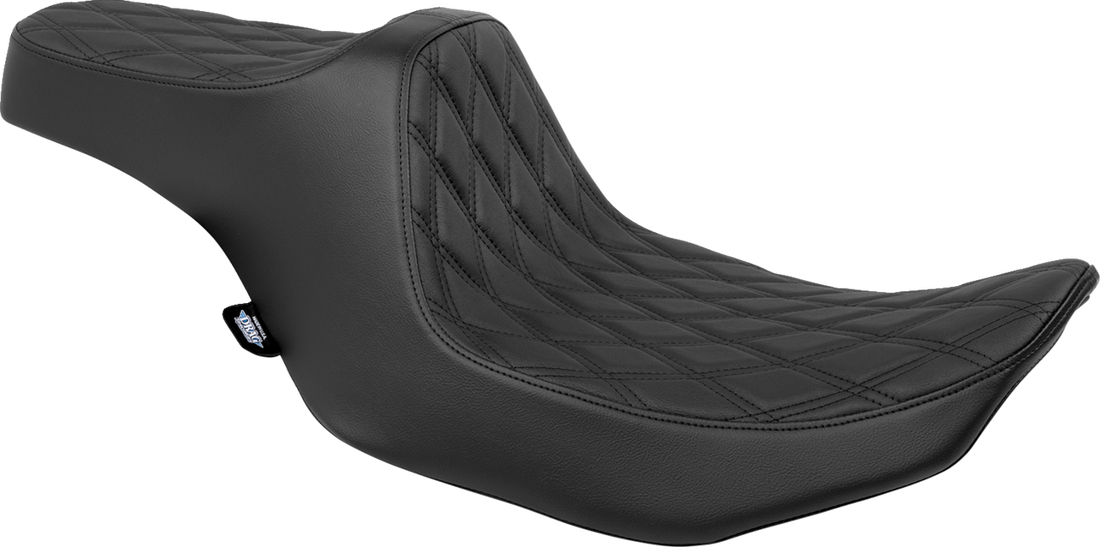 DRAG SPECIALTIES SEATS Predator III Seat - Double Diamond - Black - FLT/FLH '23-'24 4686B