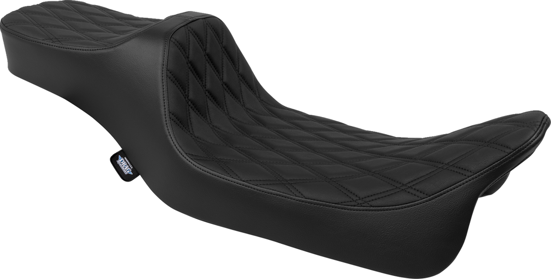 DRAG SPECIALTIES SEATS Predator III Seat - Extended Reach - Smooth - FLH/FLT '08-'24 4687A