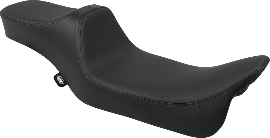 DRAG SPECIALTIES SEATS Predator III Seat - Extended Reach - Double Diamond - Black - FLH/FLT '08-'24 4687B