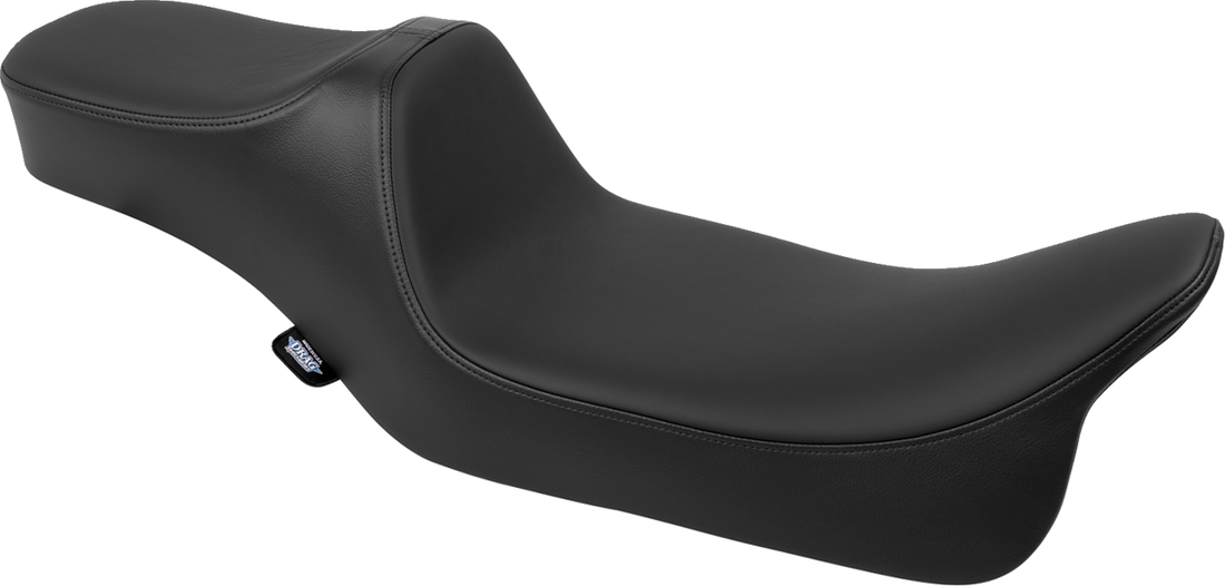 DRAG SPECIALTIES SEATS Predator III Seat - Extended Reach - Smooth - Black Solar Leather - FLH/FLT '08-'24 4687E