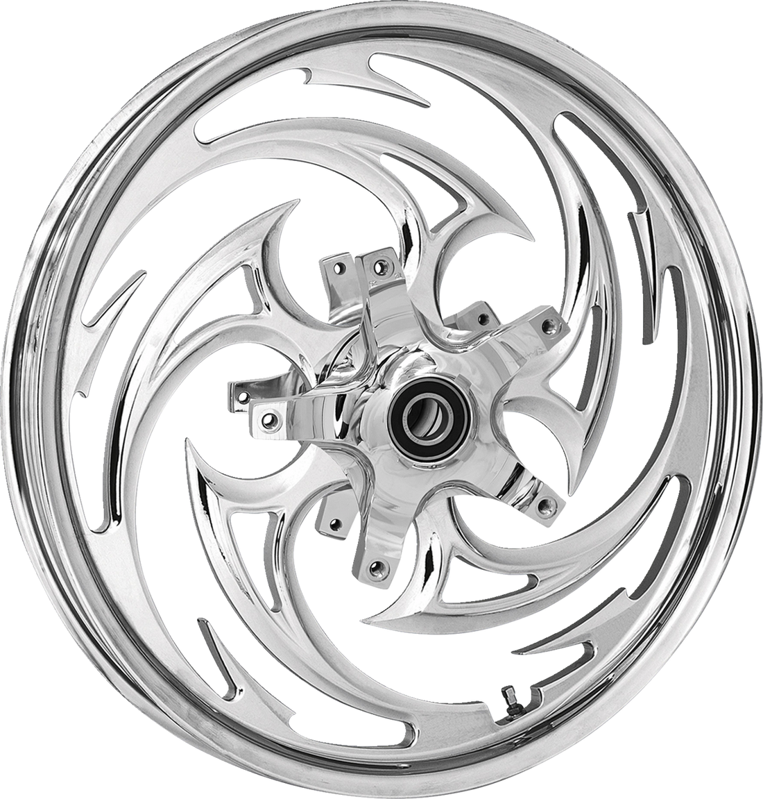 RC COMPONENTS Wheel for Stock Rotor - Savage - Front - Chrome - 21x3.5 0321350-85C925-21AC
