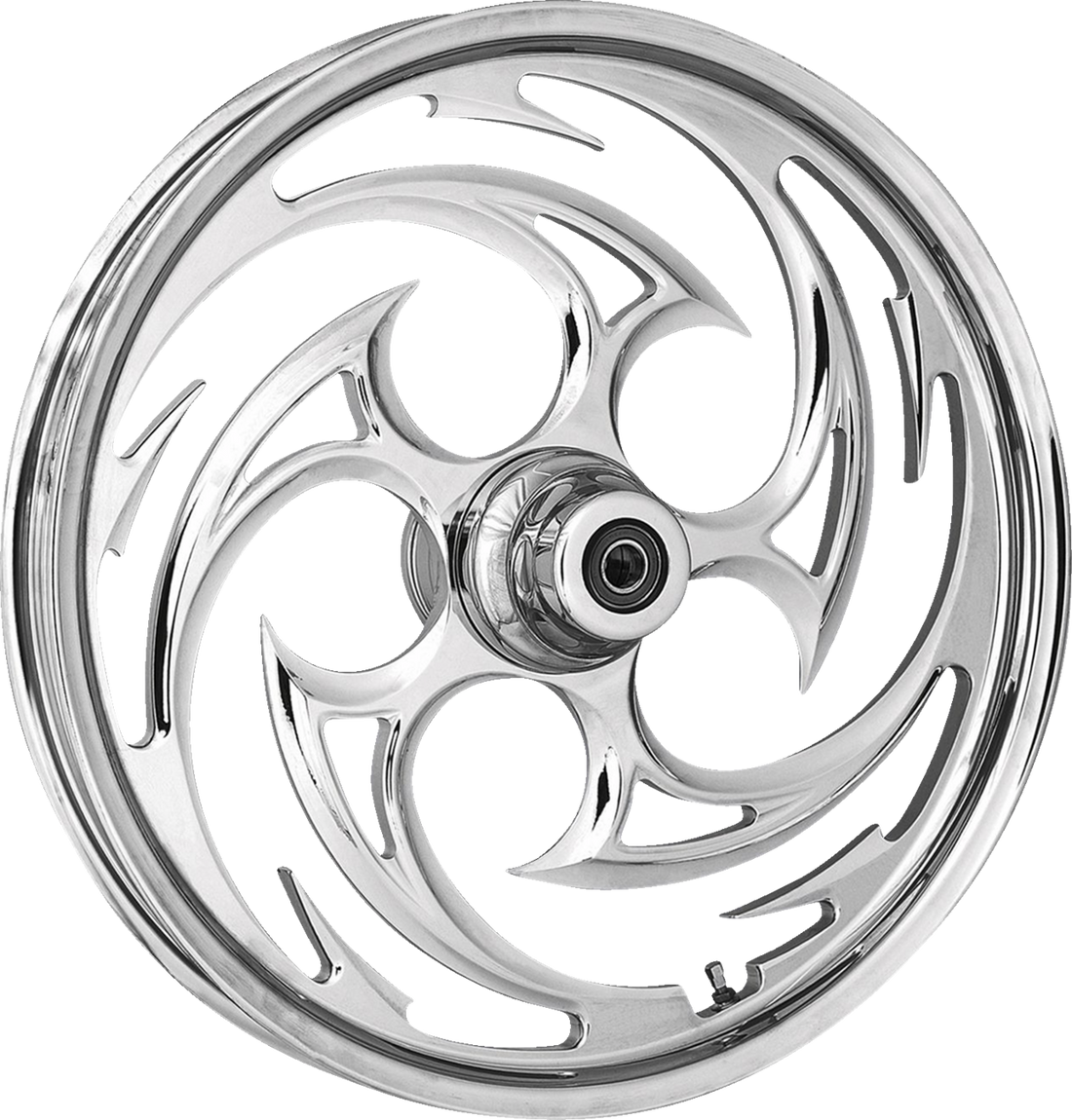 RC COMPONENTS Wheel for Hub Mounted Rotor - Savage - Front - Chrome - 21x3.5 0321350-85C257-21AC