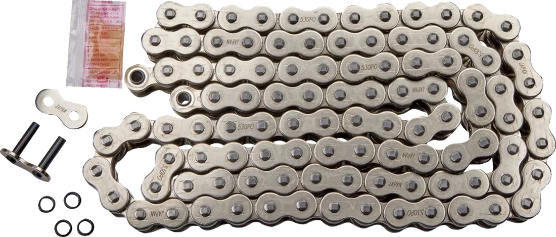 DRAG SPECIALTIES 530 Series - O-Ring Chain - Chrome - 112 Links MDS530POS112L2