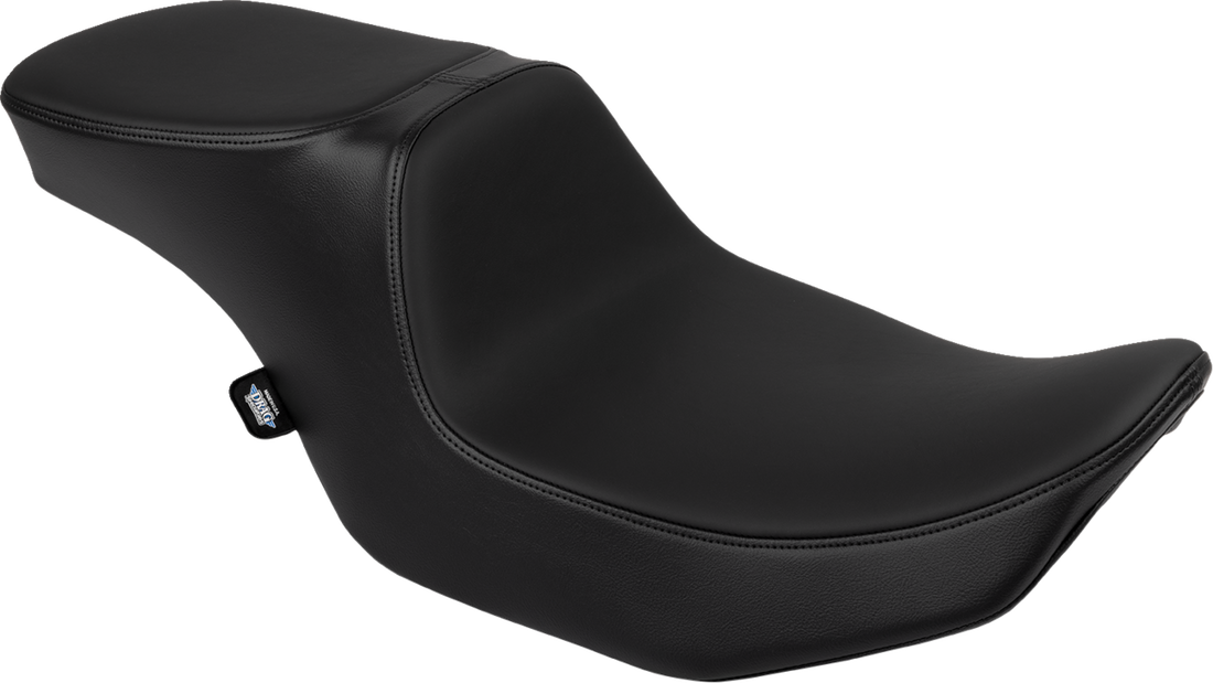 DRAG SPECIALTIES SEATS Predator 2-Up Seat - Solar Leather - Smooth - w/o Backrest - FLT/FLH '23-'24 4692E