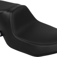 DRAG SPECIALTIES SEATS Predator 2-Up Seat - Solar Leather - Smooth - w/o Backrest - FLT/FLH '23-'24 4692E