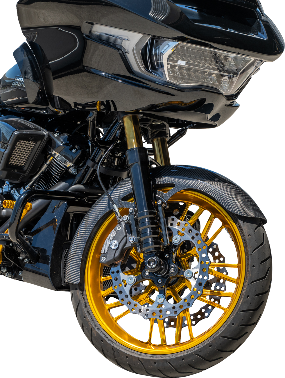 ARLEN NESS Carbon Fiber Front Fender - Wrapper - 19" - FLT '99-'13 210-027