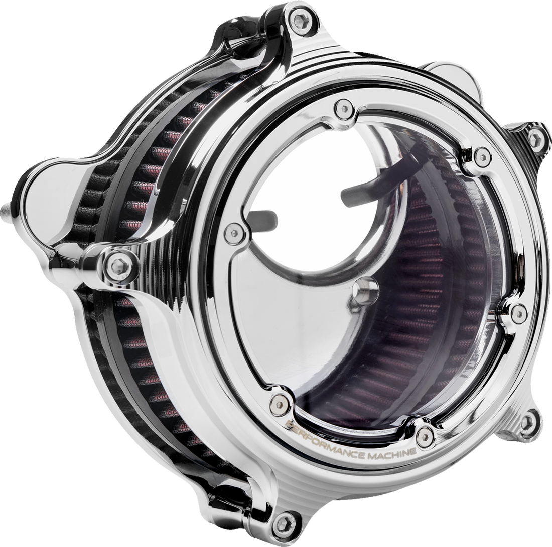 PERFORMANCE MACHINE (PM) Vision Air Cleaner Kit - Chrome 0206-2166-CH