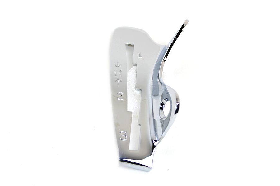49-0073 - Chrome Left Side Tank Hand Shifter Gate by V-Twin