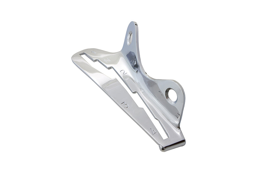 49-0076 - Chrome Left Side Tank Hand Shifter Gate by V-Twin