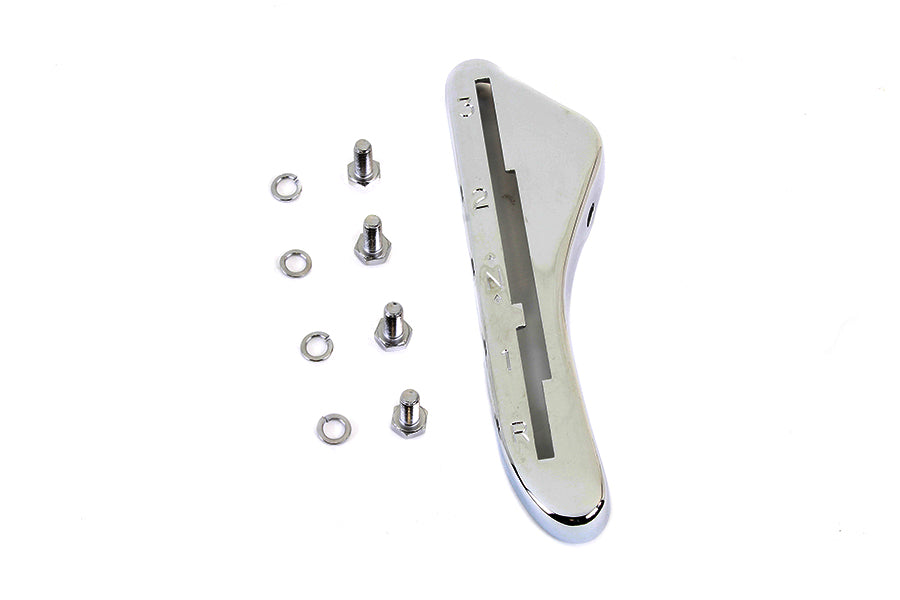 49-0111 - Chrome 3 Speed and Reverse Left Side Tank Hand Shifter Gate by V-Twin