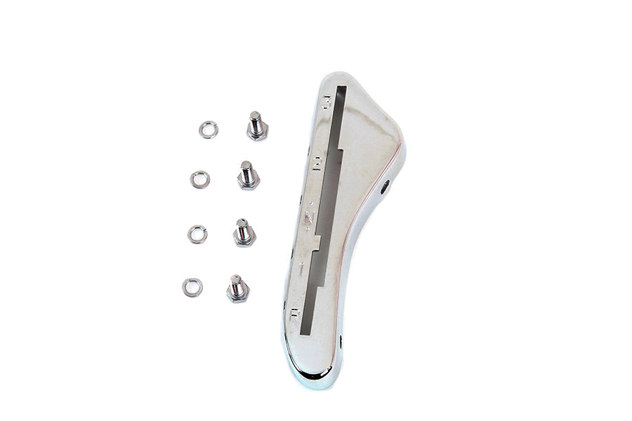 49-0111 - Chrome 3 Speed and Reverse Left Side Tank Hand Shifter Gate by V-Twin