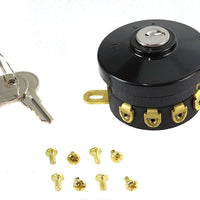 49-0253 - Replica Indian Ignition Switch with 2 Keys by V-Twin