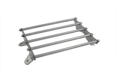 49-0304 - Wyatt Gatling Old Style Polished Luggage Rack by V-Twin