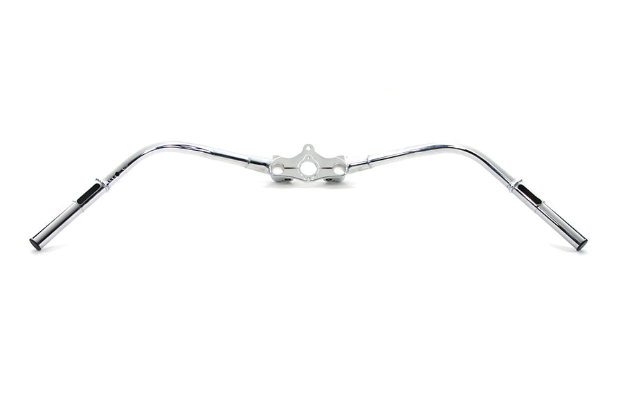 49-0323 - Inline Spring Fork Buckhorn Handlebar by V-Twin